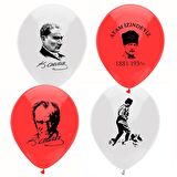 29 Ekim - 10 Kasım - 23 Nisan Atatürk Bakılı Balon 10 Adet