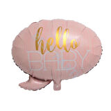 Hello Baby Folyo Balon Pembe 60 cm