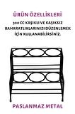 6 Bölmeli Metal Baharatlık Standı- Baharatlık Düzenleyici Organizer
