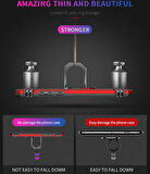 Huawei P30 Lite Uyumlu Kılıf Standlı Manyetik Yüzüklü Military Ring TPU Cover