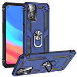 Oppo A36 Uyumlu Kılıf Standlı Manyetik Yüzüklü Military Ring TPU Cover