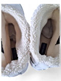 CALVİN Klein Jeans  BEYAZ KAR BOTU SİYAH BAĞCIKLI MODEL  Bold Vulc Flatf  Wn YW0YW01181