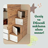 Zümrüt Yavrulu Ranza Beyaz Çelik Destekli MDF Membran Kaplama  %100 MDF