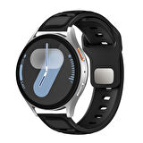 Xiaomi Amazfit Pace Uyumlu 22mm Kordon Güvenli Kilit Mekanizmalı Silikon Esnek Strap Kayış