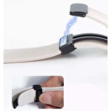 Samsung Galaxy Watch 8 40mm / 44mm / 46mm Classic Kordon - Manyetik Metal Tokalı Güçlü Esnek Silikon