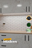 1Metre Mutfak Dolap Tezgah Altı Led Mutfak Işık Bar Aç Kapa Beyaz Yapışkanlı 4