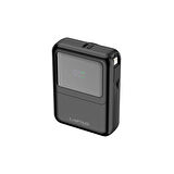 10000 mAh Kablosuz Powerbank Dijital LED Ekranlı, Type-C & Lightning Kabloları, Güçlü 15W Hızlı Şarj