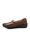 Forelli Lina 55022 Deri Comfort Kadın Ayakkabı - Taba