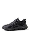 Guja 24Y590 Trend Deri Erkek Sneaker - Siyah