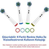 Şarjlı Diş Fırçası Oral-b Ile Uyumlu 4 Adet Yedek Başlık 1 Pakette 4 Başlık