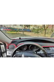2009-2013 Modellerine Uygun Mazda 3 Torpido Koruma Halısı Siyah Kenar Renk Siyah