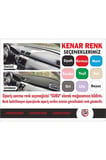 1997-2001 Modellerine Uygun Toyota Corolla Torpido Koruma Halısı Siyah Kenar Renk Siyah