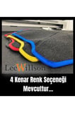 2000-2008 Modellerine Uygun Fiat Doblo Airbagsiz Torpido Koruma Halısı Siyah Kenar Renk Siyah