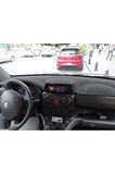2000-2008 Modellerine Uygun Fiat Doblo Airbagli Torpido Koruma Halısı Siyah Kenar Renk Siyah