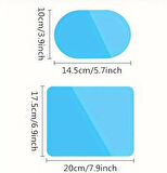 4 Parça Araç Yan Ayna ve Cam Koruma Seti | Yağmur Kaydırıcı ve Buğu Önleyici Şeffaf Film