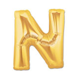 Altın Sarısı Folyo Harf Balon 1 Metre