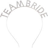 Gümüş Kaplama Kristal Taşlı Team Bride Taç