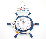 Ahşap Marin Dümenli Saat Model 2