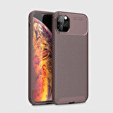 Apple iPhone 11 Pro Uyumlu Kılıf Ultra Slim Fit Karbon Silikon