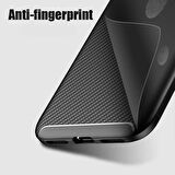 Apple iPhone XR Uyumlu Kılıf Ultra Slim Fit Karbon Silikon