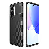 Huawei Honor 50 Uyumlu Kılıf Ultra Slim Fit Karbon Silikon