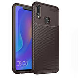 Huawei Honor Play Uyumlu Kılıf Ultra Slim Fit Karbon Silikon