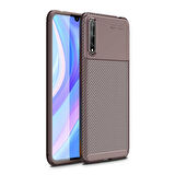 Huawei P Smart S (Y8P) Uyumlu Kılıf Ultra Slim Fit Karbon Silikon