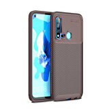 Huawei P20 Lite 2019 Uyumlu Kılıf Ultra Slim Fit Karbon Silikon