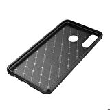 Huawei P30 Lite Uyumlu Kılıf Ultra Slim Fit Karbon Silikon