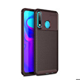 Huawei P30 Lite Uyumlu Kılıf Ultra Slim Fit Karbon Silikon