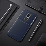 Nokia 5.1 Plus Uyumlu Kılıf Ultra Slim Fit Karbon Silikon