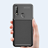 Oppo A31 Uyumlu Kılıf Ultra Slim Fit Karbon Silikon