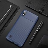 Samsung Galaxy A10 Uyumlu Kılıf Ultra Slim Fit Karbon Silikon