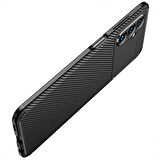 Samsung Galaxy A13 5G Uyumlu Kılıf Ultra Slim Fit Karbon Silikon