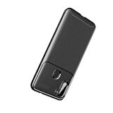 Samsung Galaxy M11 Uyumlu Kılıf Ultra Slim Fit Karbon Silikon