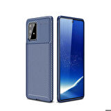 Samsung Galaxy S10 Lite Uyumlu Kılıf Ultra Slim Fit Karbon Silikon