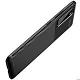Samsung Galaxy S20 FE Uyumlu Kılıf Ultra Slim Fit Karbon Silikon