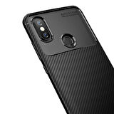 Xiaomi Mi 8 Uyumlu Kılıf Ultra Slim Fit Karbon Silikon