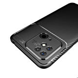 Xiaomi Poco C40 Uyumlu Kılıf Ultra Slim Fit Karbon Silikon
