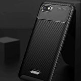 Xiaomi Redmi 6A Uyumlu Kılıf Ultra Slim Fit Karbon Silikon