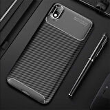 Xiaomi Redmi 7A Uyumlu Kılıf Ultra Slim Fit Karbon Silikon