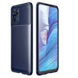 Xiaomi Redmi Note 10S Uyumlu Kılıf Ultra Slim Fit Karbon Silikon