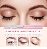 Kadın & Erkek Yüz ve Kaş Tıraş Kalemi – Pilli Mini Epilatör, Acısız Tüy Temizleme ve Favori Düzeltme Cihazı