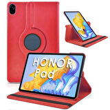 Honor Pad X8 Pro 11.5" İnç Uyumlu Kılıf Mikrofiber Astarlı Suni Deri 360 Derece Dönebilen Standlı Tablet Kılıfı