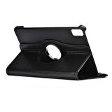 Huawei MatePad 10.4 Uyumlu Kılıf Mikrofiber Astarlı Suni Deri 360 Derece Dönebilen Standlı Tablet Kılıfı
