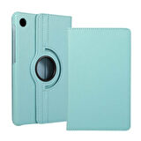 Lenovo Tab M10 Plus TB-125F-TB-128F 3.Nesil Uyumlu Kılıf Mikrofiber Astarlı Suni Deri 360 Derece Dönebilen Standlı Tablet Kılıfı