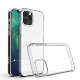 Apple iPhone 12 Pro Uyumlu Kılıf Esnek Ultra Koruyucu Şeffaf Silikon Flexible transparent Case Silicone Case