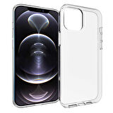 Apple iPhone 14 Pro Max Uyumlu Kılıf Esnek Ultra Koruyucu Şeffaf Silikon Flexible transparent Case Silicone Case