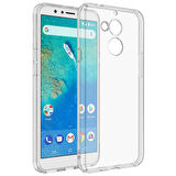 General Mobile 8 Uyumlu Kılıf Esnek Ultra Koruyucu Şeffaf Silikon Flexible transparent Case Silicone Case