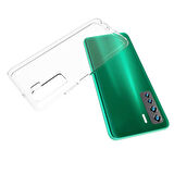 Huawei P40 Lite 5G Uyumlu Kılıf Esnek Ultra Koruyucu Şeffaf Silikon Flexible transparent Case Silicone Case